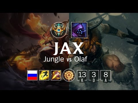 Jax Jungle vs Olaf - RU Challenger Patch 8.7