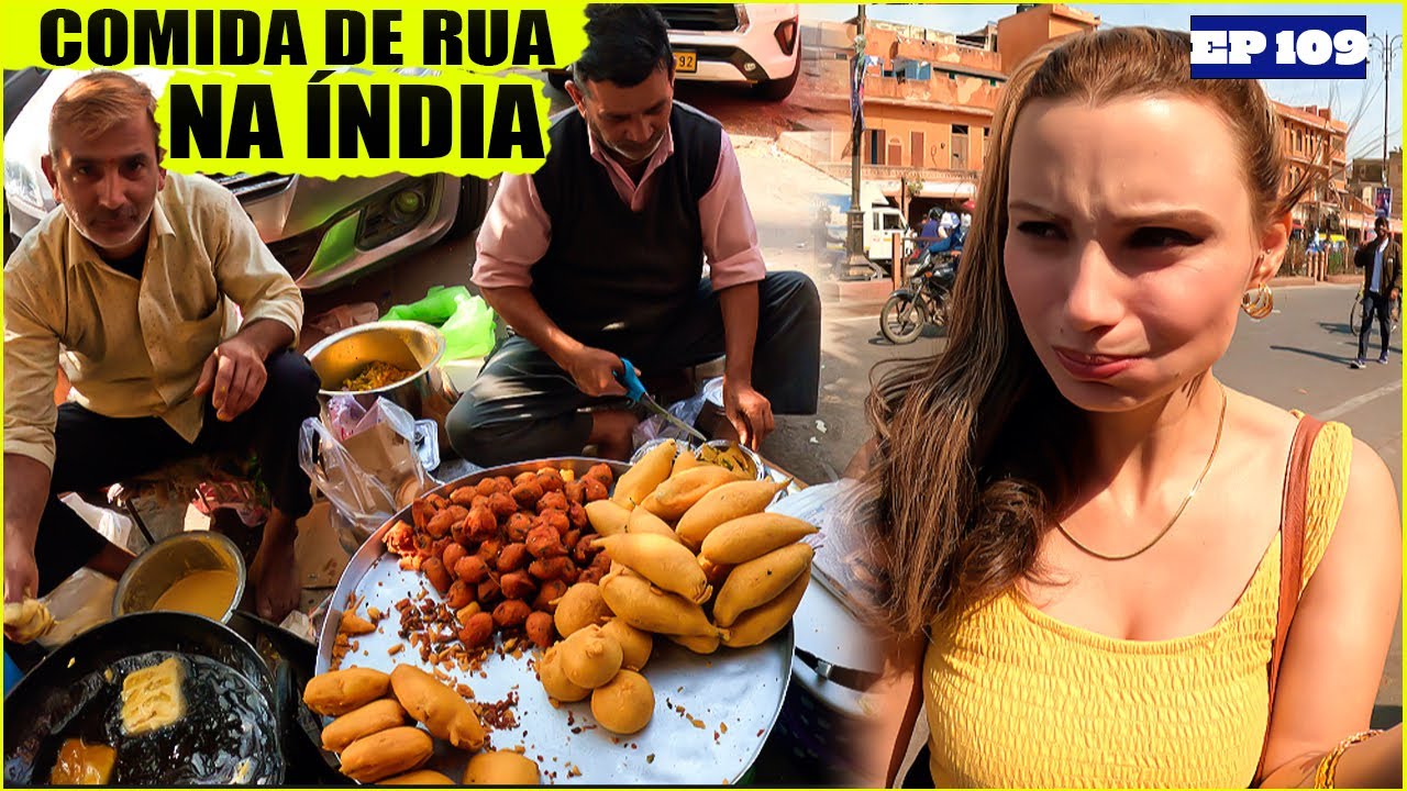 PROVANDO COMIDAS DE RUA NA ÍNDIA 🇮🇳 | É realmente SUJA?