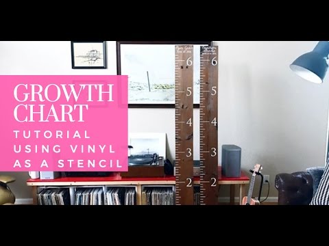Measuring Board/Growth Chart DIY Tutorial