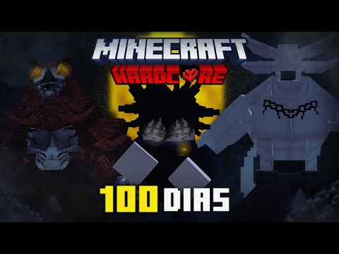Levei 100 dias Para Dominar Completamente as 10 Sombras no Minecraft hardcore! (Jujutsu Craft)