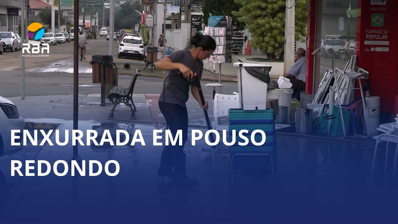 Enxurrada em Pouso Redondo