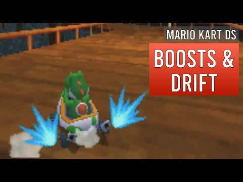 How to boost start and drift boost in Mario Kart DS
