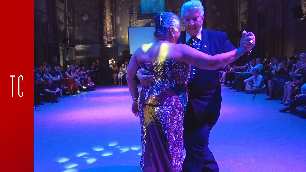 Tango: María "La Turca" Del Carmen y Nito Garcia, Randomly mixed dancers, 9/6/2019, Antwerp Tango F.