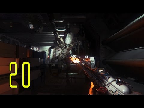 Alien: Isolation PC Gameplay Walkthrough Part 20 - Fighting the Alien | SurrealBeliefs