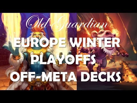 Hearthstone Europe Winter Playoffs Off-Meta Decks (January 2019 Tournament)