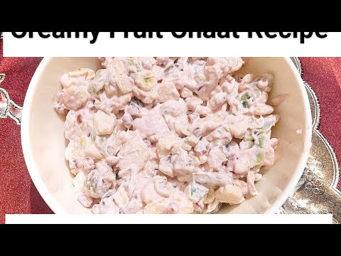 Creamy Fruit Chaat Recipe By Shabana Kitchen|Easy and Quick Cream Fruit Chat Recipe Ramdan Special