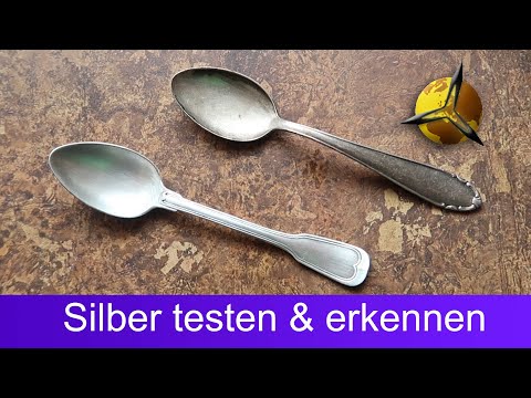Silber testen: Echtheit selber prüfen & erkennen