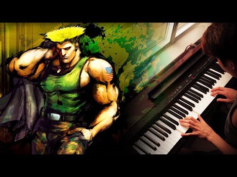 STREET FIGHTER II - Guile's Theme (Slow/Sad Piano Version) + Sheet Music