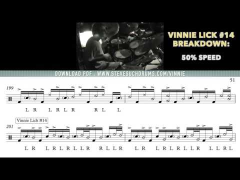Vinnie Colaiuta LICK #14 - [ 24 Days Of Vinnie ]