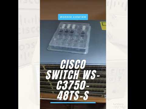 𝐂𝐢𝐬𝐜𝐨 𝐖𝐒-𝐂𝟑𝟕𝟓𝟎-𝟒𝟖𝐓𝐒-𝐒 𝐒𝐰𝐢𝐭𝐜𝐡 (𝐔𝐒𝐄𝐃) #OrderConfirm #itnetwork #cisco  #networking #marketing #sales