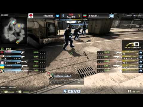 Team E-Frag.net vs HellRaisers Game 2 (CEVO-P CS:GO Season 8) - Helium & Metuz