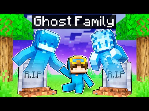 Adopted by a GHOST FAMILY In Minecraft!