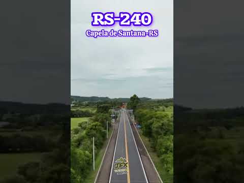 RS-240 em Capela da Santana-RS no Vale da Felicidade #serragaucha #valedocai #riocai #shorts #rs240