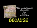 This Is Not a Song, It's a Sandwich + LYRICS ...