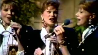 THE McGUIRE SISTERS sing a medley of their hits a capella 1990