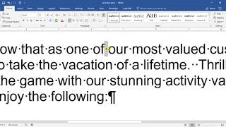 10 - Showing Paragraph Markers