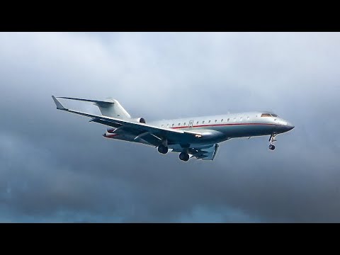 Rare Catch! Wellington Airport | Vistajet | Bombardier Global 6000 (9H-VJP) Landing RWY34