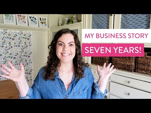 STORYTIME: My Small Business Journey | 7 Years on ETSY Video