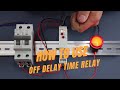 How To Use A Delay Off Time Relay GRT8 B1 Geya Electric