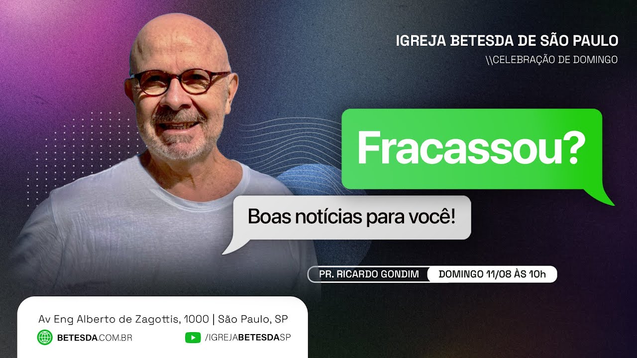 FRACASSOU ? BOAS NOTÍCIAS PRA VOCÊ | RICARDO GONDIM | 11/8/24
