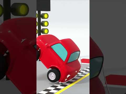 Drei... zwei... Eins... LOS! | Fahrzeuge für Kinder | Heykids - Kinderlieder #shorts