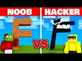 NOOB vs HACKER: I Cheated In an Alphabet Lore Build Challenge! (LETTER F)