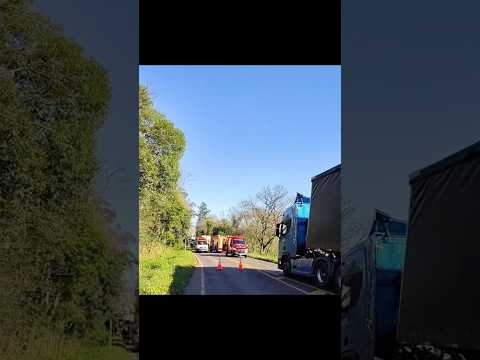 Acidente deixa família ferida na SC-283 em Planalto Alegre