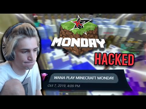 what happened when xQc invited me to Minecraft Mondays (HACKED)