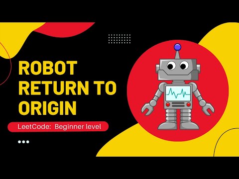 Java Leetcode Easy Problem Robot Return To Origin Beginner Level Logic And Code Explained