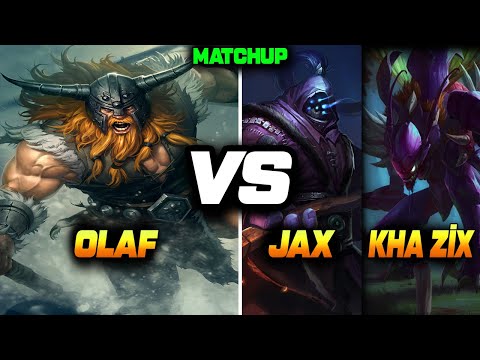 4 Level Kha zix Jax VS Olaf