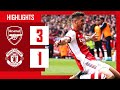 HIGHLIGHTS | Arsenal vs Manchester United (3-1) | Premier League | Tavares, Saka, Xhaka-boom!