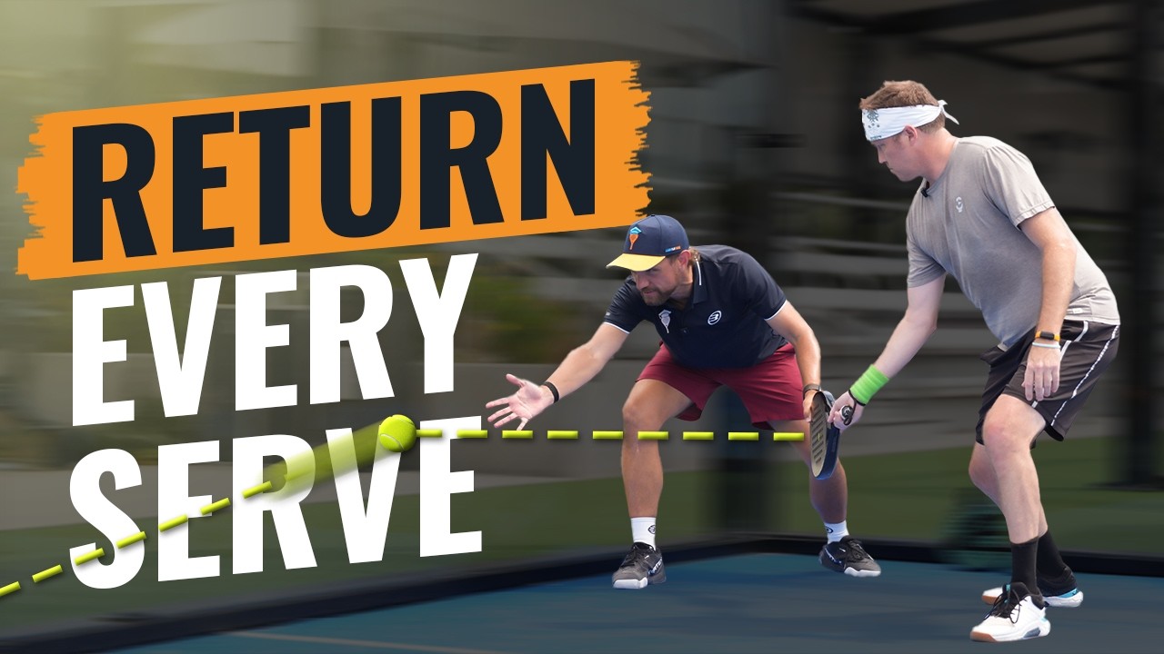 Return of serve: early preparation and footwork