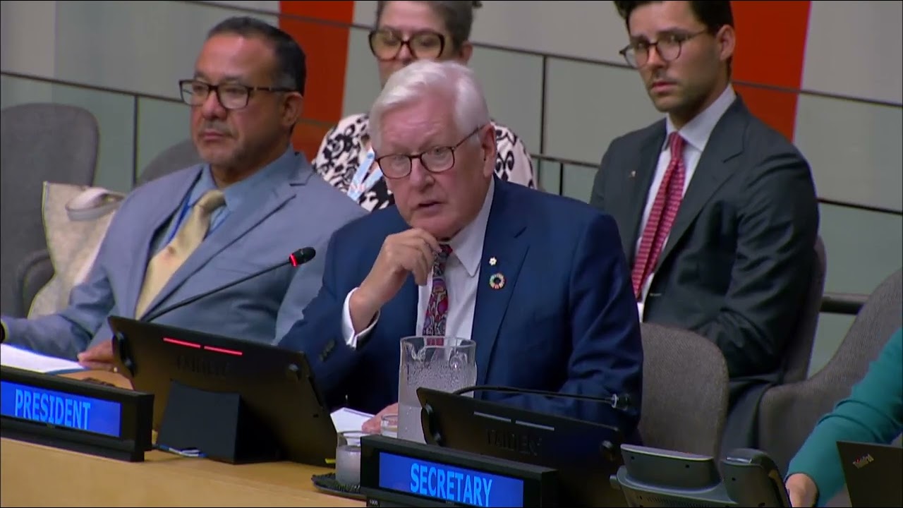 Welcoming of the New President of ECOSOC, H.E. Mr. Bob Rae (Canada)