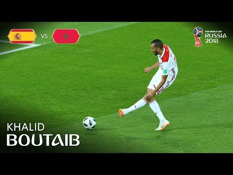 Khalid BOUTAIB Goal - Spain v Morocco - MATCH 36