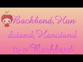 Backbend Handstand Front Limber