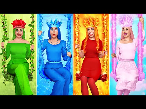 Chica Fuego, Chica Agua, Chica Aire y Chica Tierra | Los Cuatro Elementos en la Universidad Multi DO