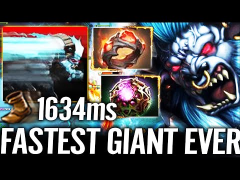🔥 100% FASTEST GIANT EVER — 1634ms Spirit Breaker WTF Monster Unleashed Dota 2 Pro