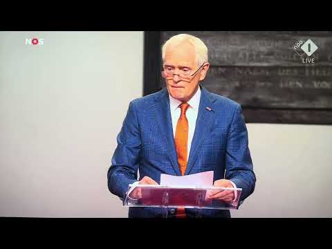 Speech by retired General Peter van Uhm makes an impression during the celebration of the States ...