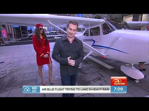 Aeromil Pacific on Sunrise - A Cessna in Martin Place