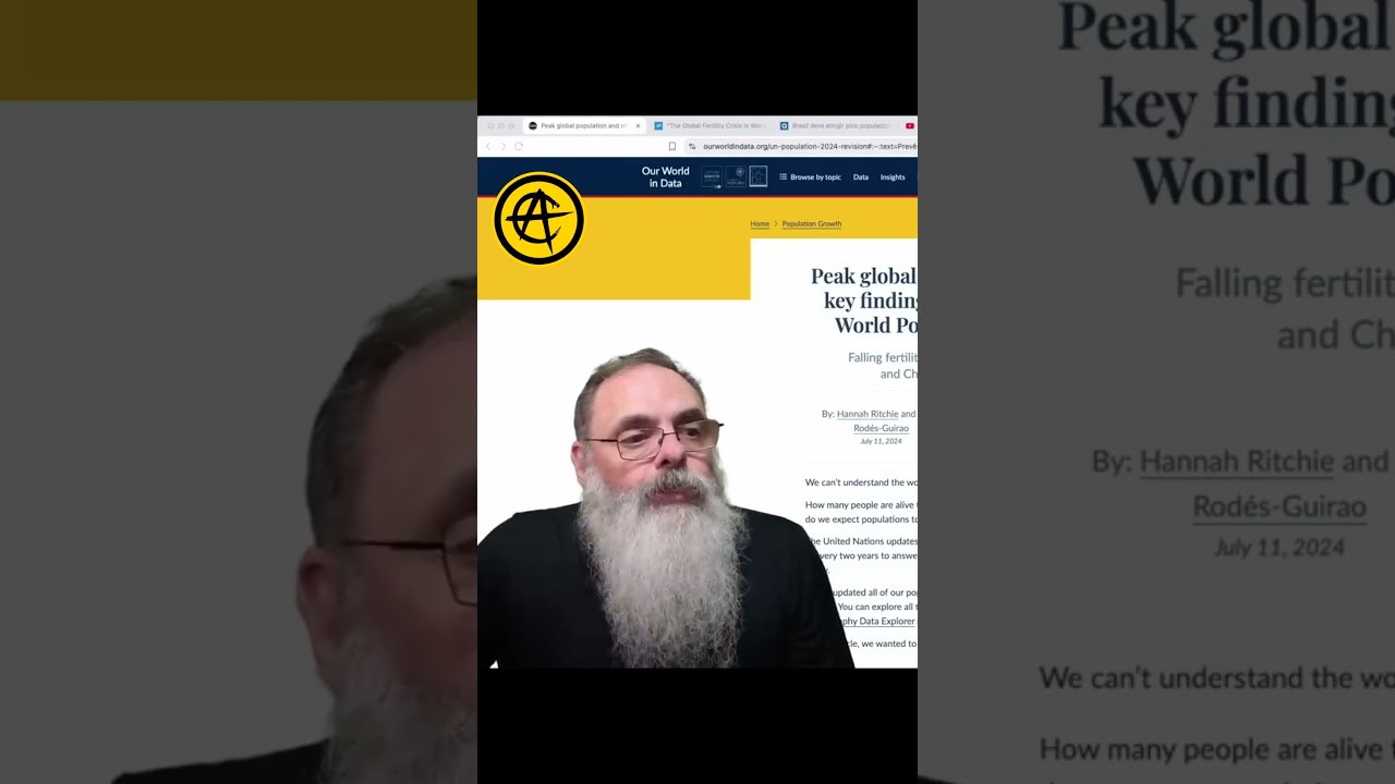 POPULAÇÃO MUNDIAL pode DIMINUIR ANTES do ESPERADO pela ONU e CAUSAR COLAPSO SOCIAL: QUAL a SOLUÇÃO?