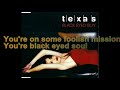 Texas Black Eyed Boy Lyrics Audio HQ