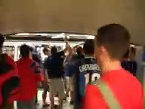 BAYERN INTER TIFOSI INTERISTI IN METRO