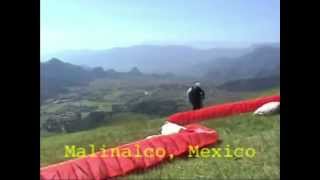 preview picture of video 'Parapente Malinalco Mexico'