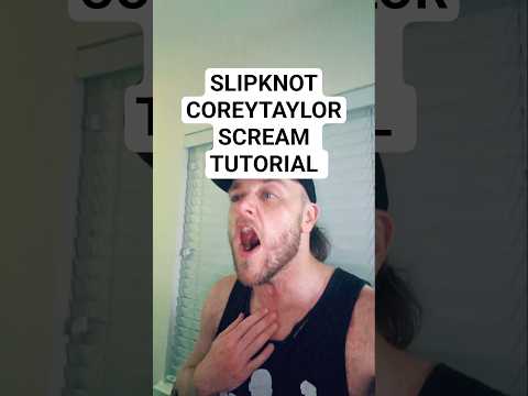 This is how you scream like #CoreyTaylor from #Slipknot in 45 seconds