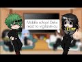 Deku Middle School React To Deku Vigilante Au