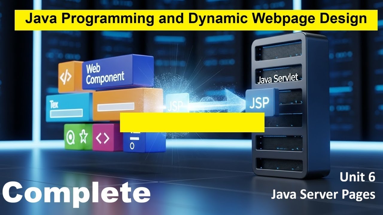 Complete Unit 6 | Java Server Page |Java Programming & Dynamic Webpage Design | BCA 5 Semester | MIC