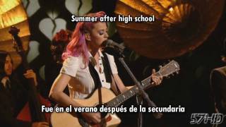 Katy Perry - The One That Got Away HD Live Subtitulado Español English Lyrics