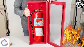 Zonon 1 Pcs 10lb Fire Extinguisher Cabinet Wall & Surface Mount