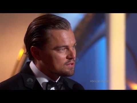 Leonardo DiCaprio exceptional winner speech at the 71st annual golden globe awards 2014 Video