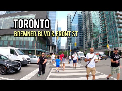 Toronto Downtown Walking Tour, August 2021 Canada - City walks